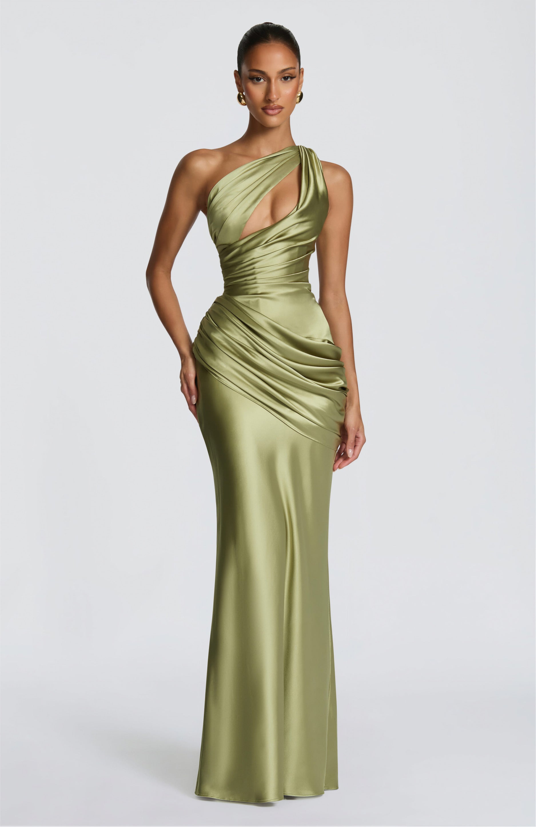 help i accidentally wore a maxi dress Caelis Sway Petal Blush Brown Mustard Yellow Dress Imported. Size:XS32